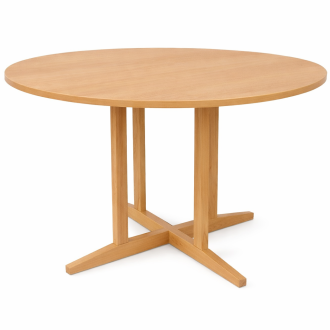 Table Soline piètement à dégagement latéral - Ø 120 CM
